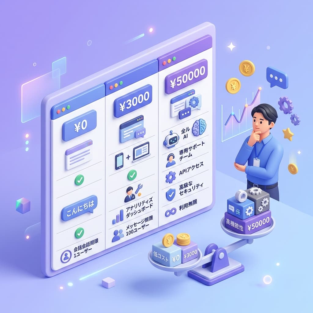 チャットボット費用比較