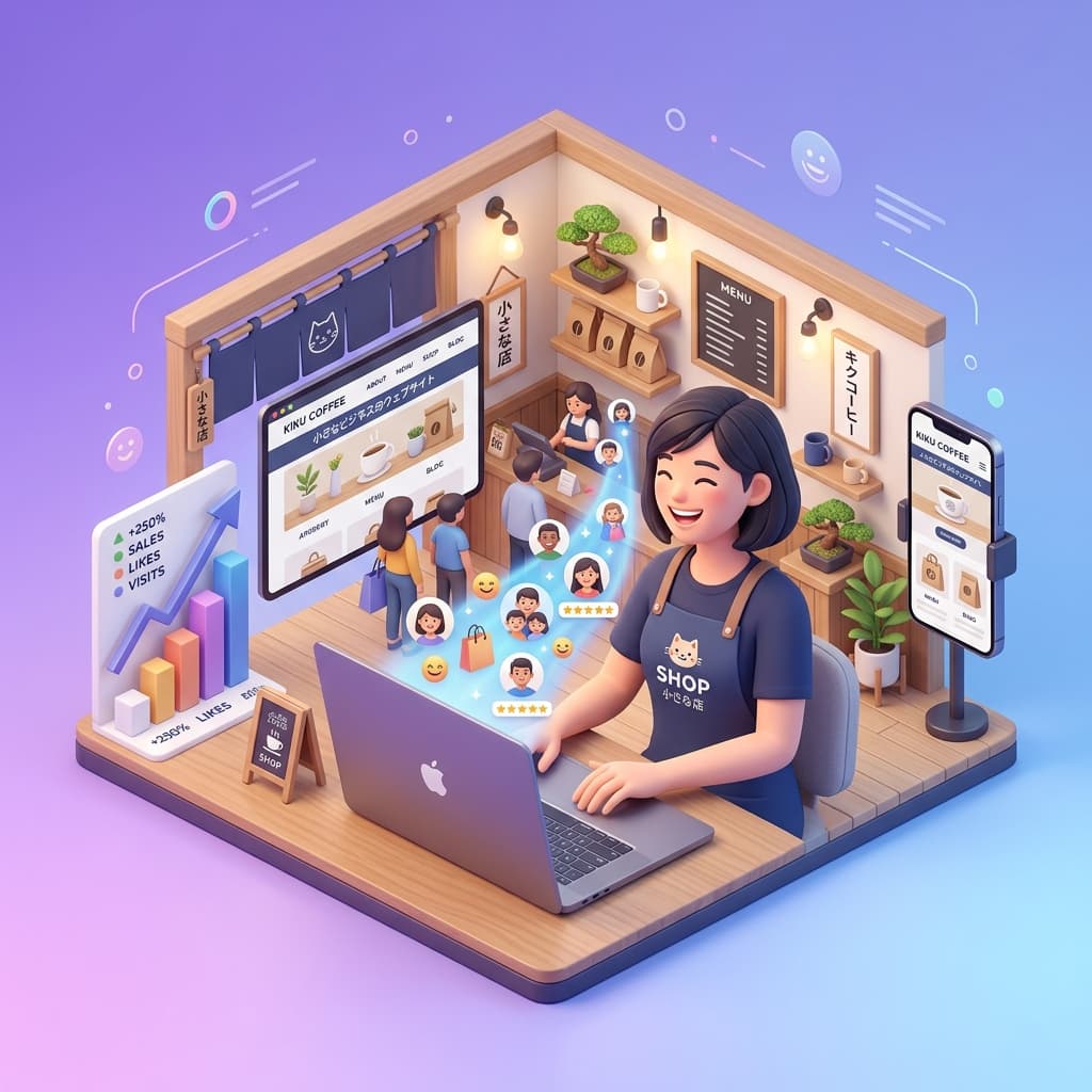 個人事業主のホームページ