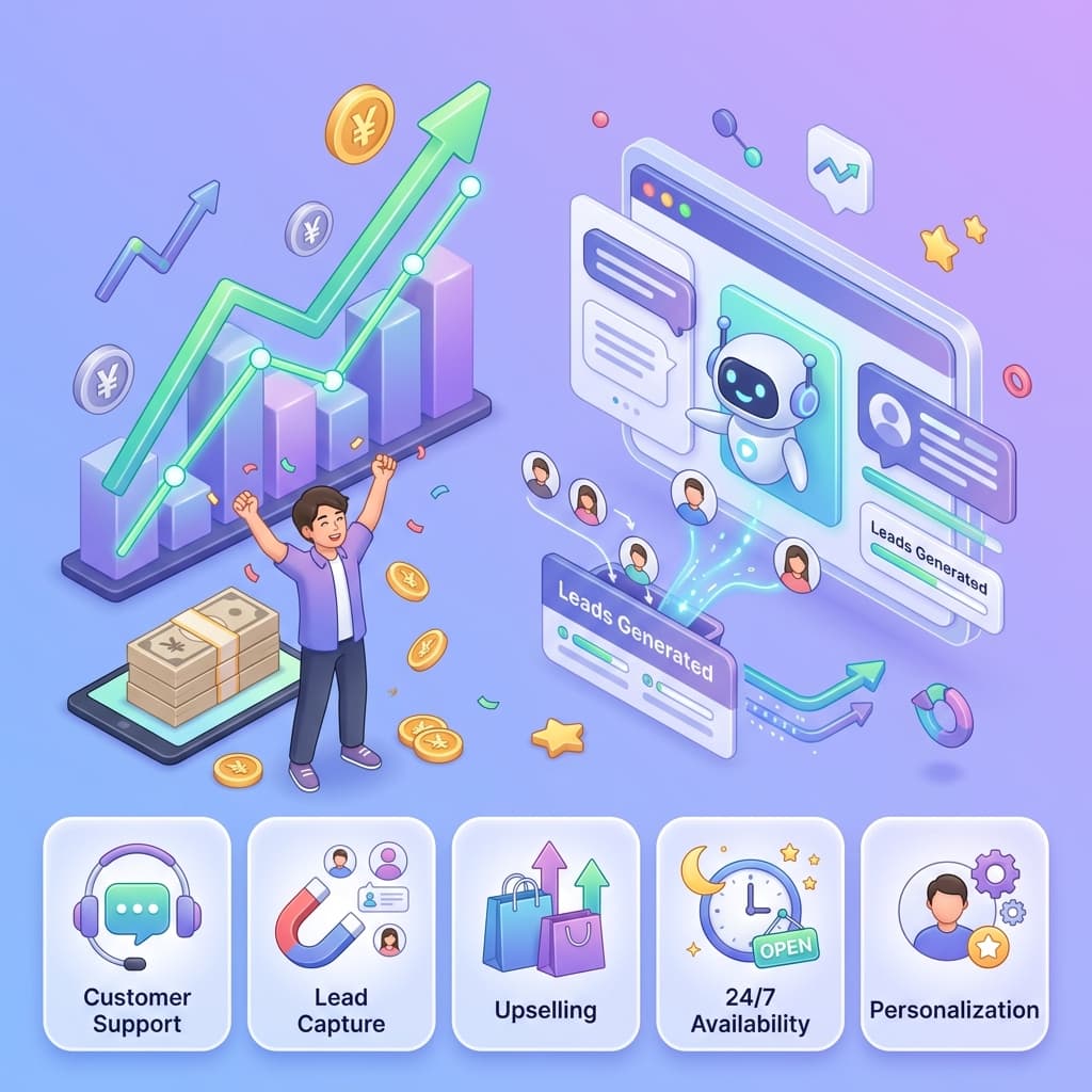 チャットボットで売上アップ