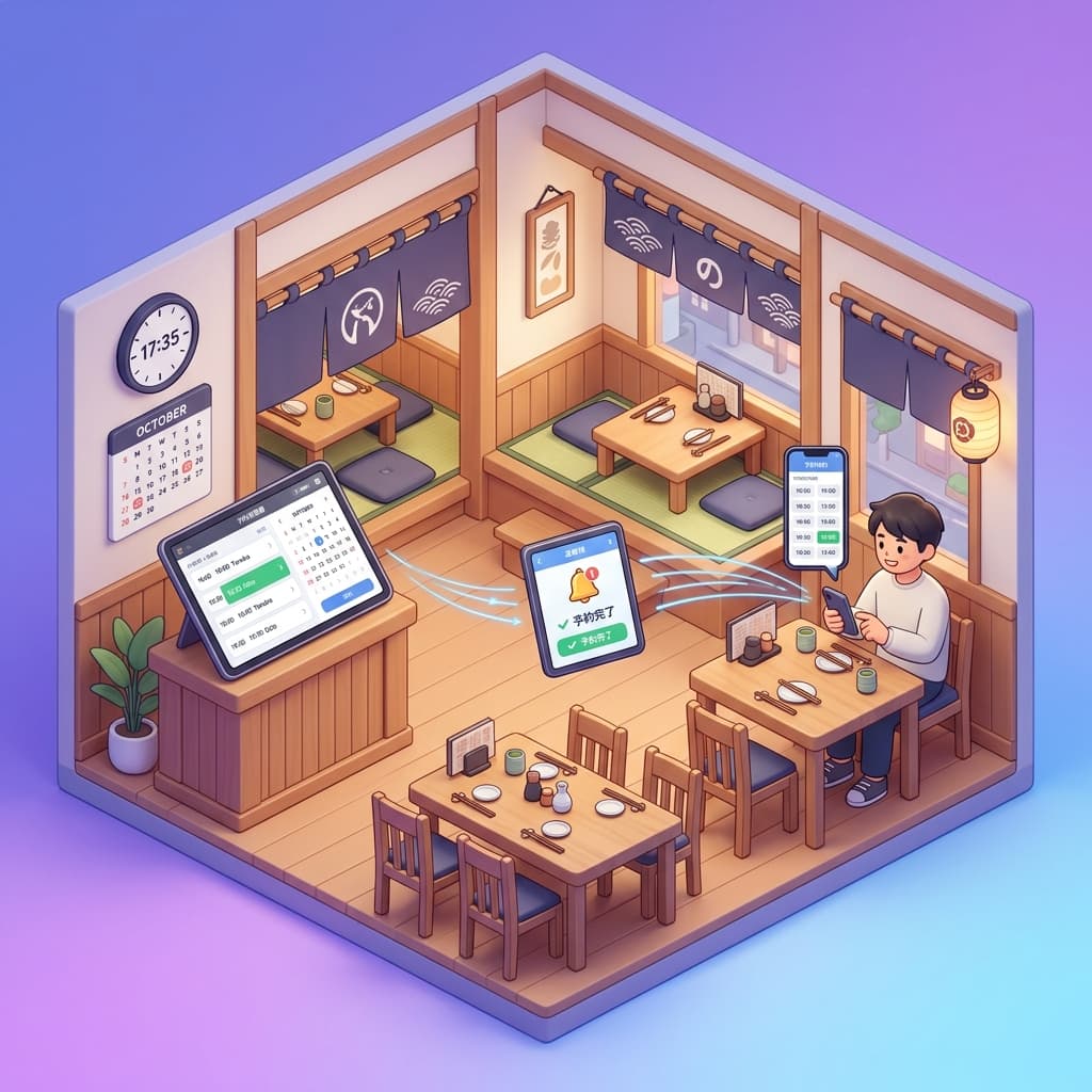 飲食店の予約管理